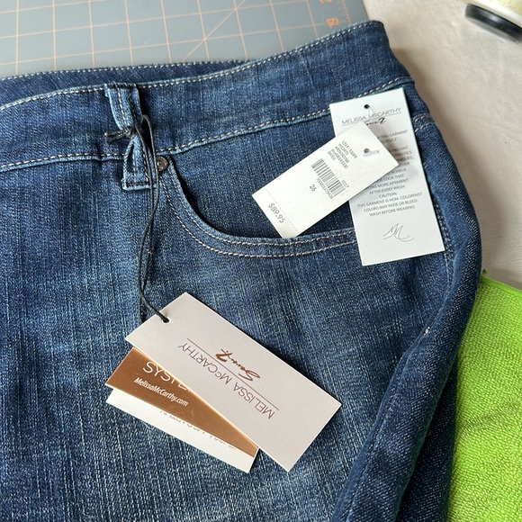 Melissa McCarthy/Seven 7 26W Boyfriend Stretch Denim - Picture 4 of 6